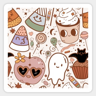 Spooky Cute Trick Or Treat Sticker